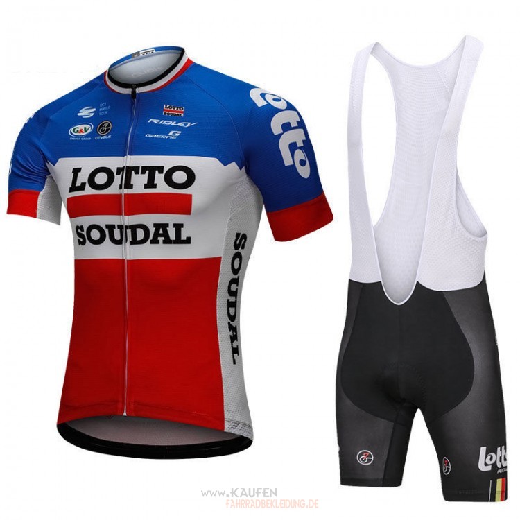 Lotto Soudal Kurzarmtrikot 2018 Und Kurze Tragerhose Blau Undrot